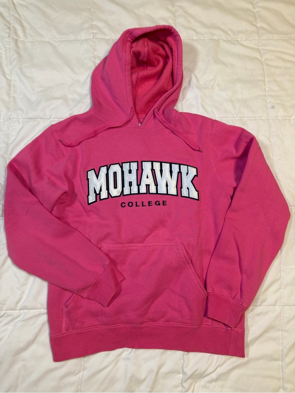 Mohawk College Hot Pink Hooded Sweatshirt
